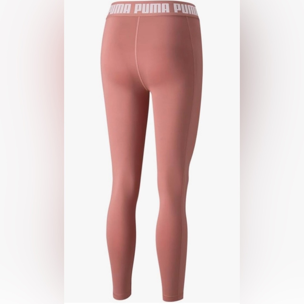 PUMA Train Strong High Waisted Leggings Pink DryCell Athletic Workout Pants Sz L - Picture 5 of 14